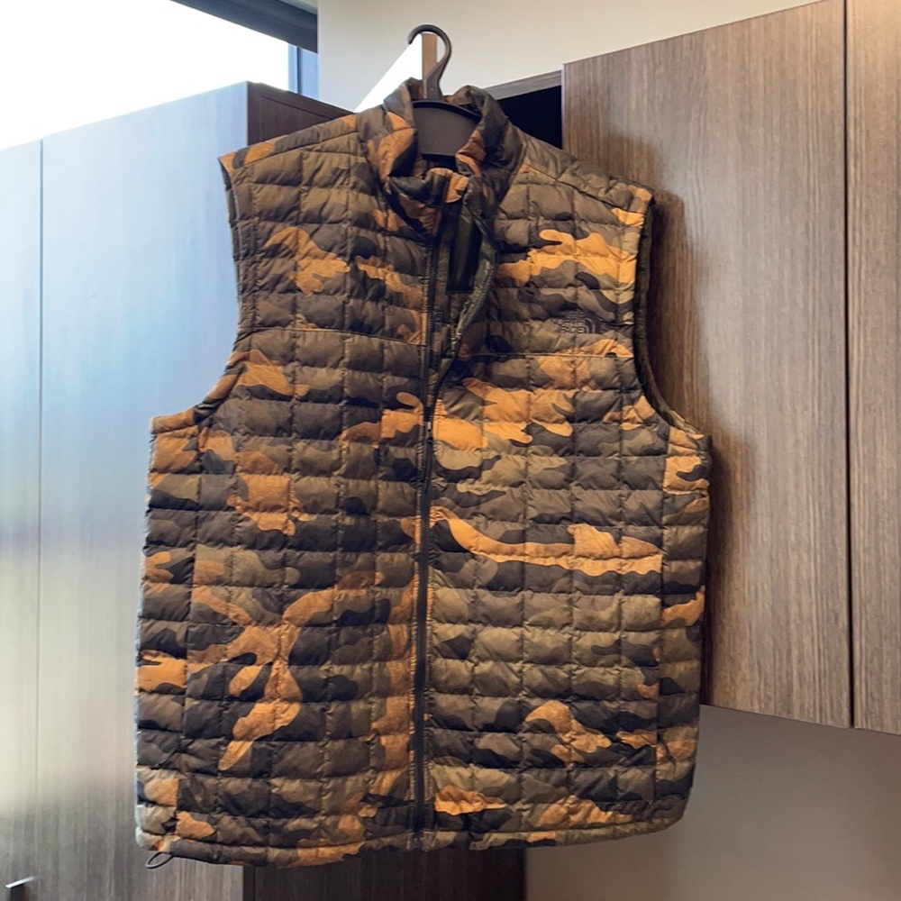 North Face Camo Vest
